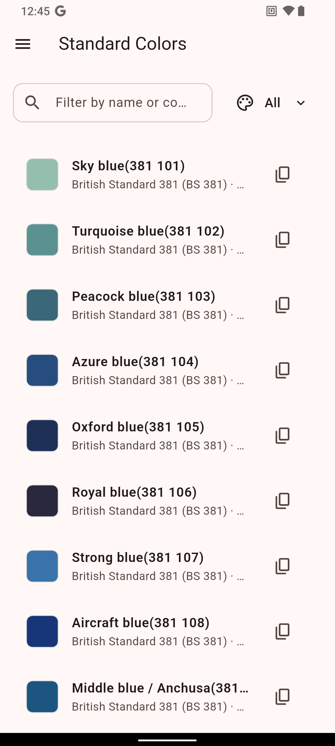 ColorBox screenshot: gradients
